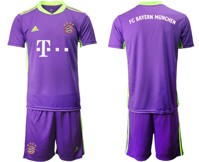 2020-21 Bayern Munich Purple Soccer Jersey