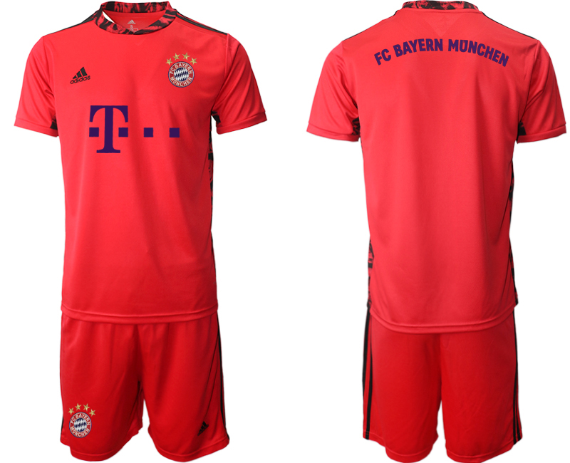 2020-21 Bayern Munich Red Goalkeeper Soccer Jersey