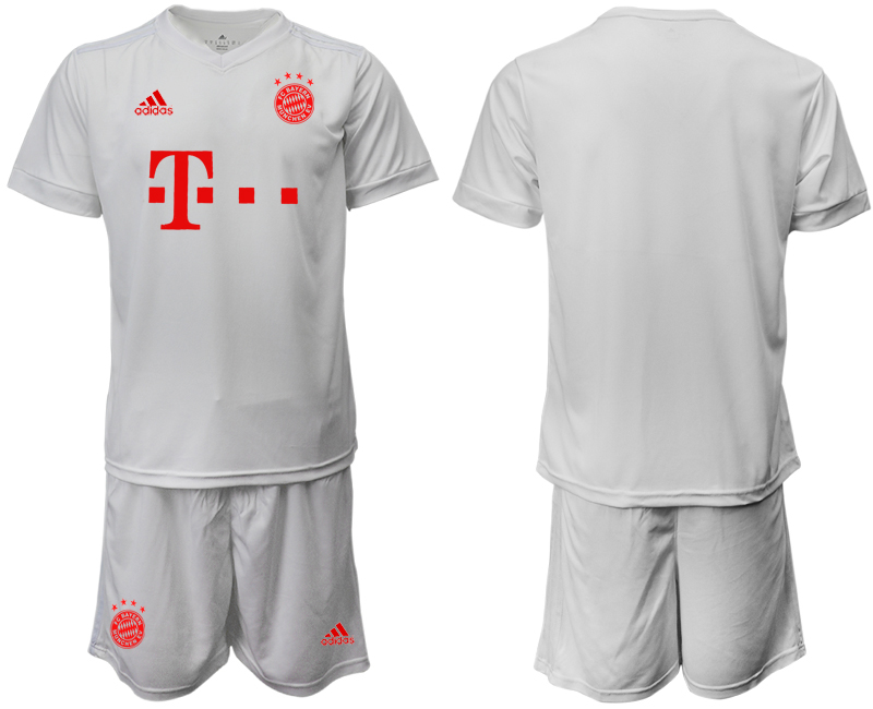 2020-21 Bayern Munich White Goalkeeper Soccer Jerseys