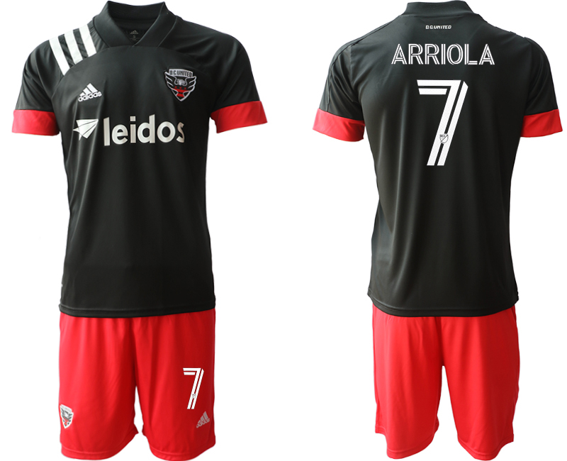 2020-21 D.C. United 7 ARRIOLA Home Soccer Jersey - Click Image to Close