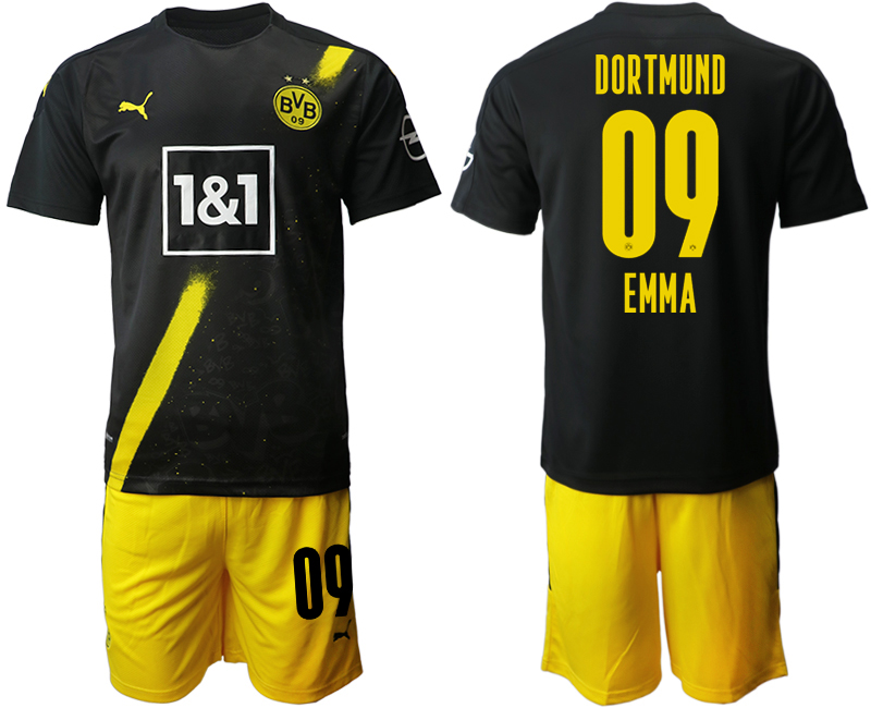 2020-21 Dortmund 09 EMMA Away Soccer Jersey