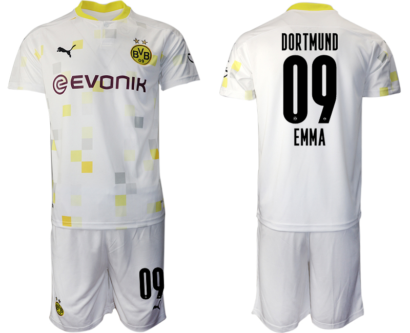 2020-21 Dortmund 09 EMMA Third Away Soccer Jersey - Click Image to Close