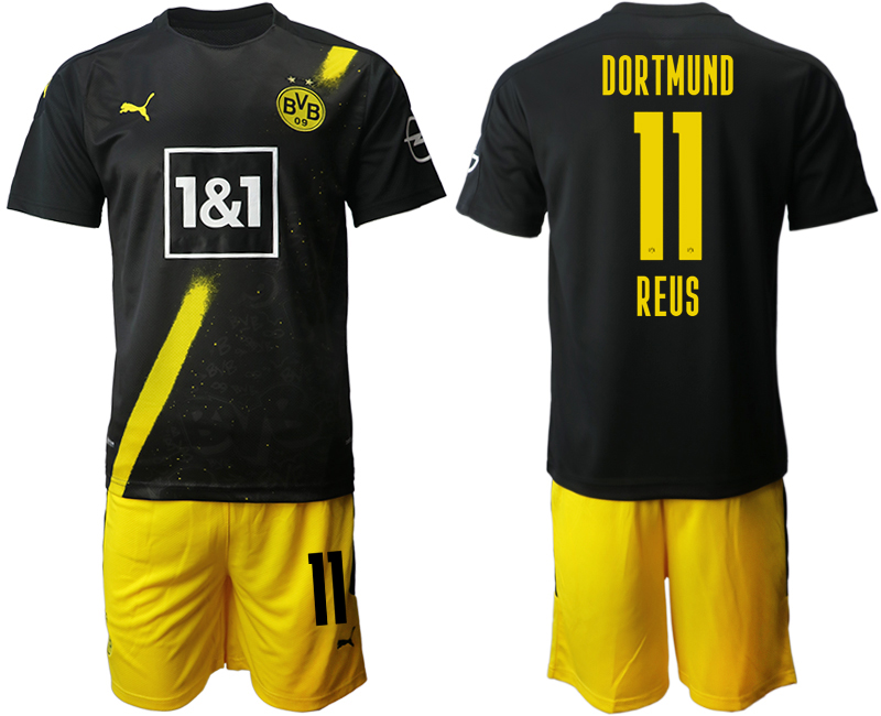 2020-21 Dortmund 11 REUS Away Soccer Jersey