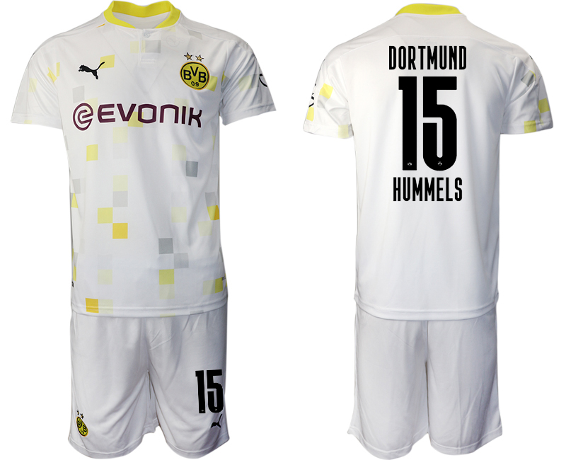 2020-21 Dortmund 15 HUMMELS Third Away Soccer Jersey