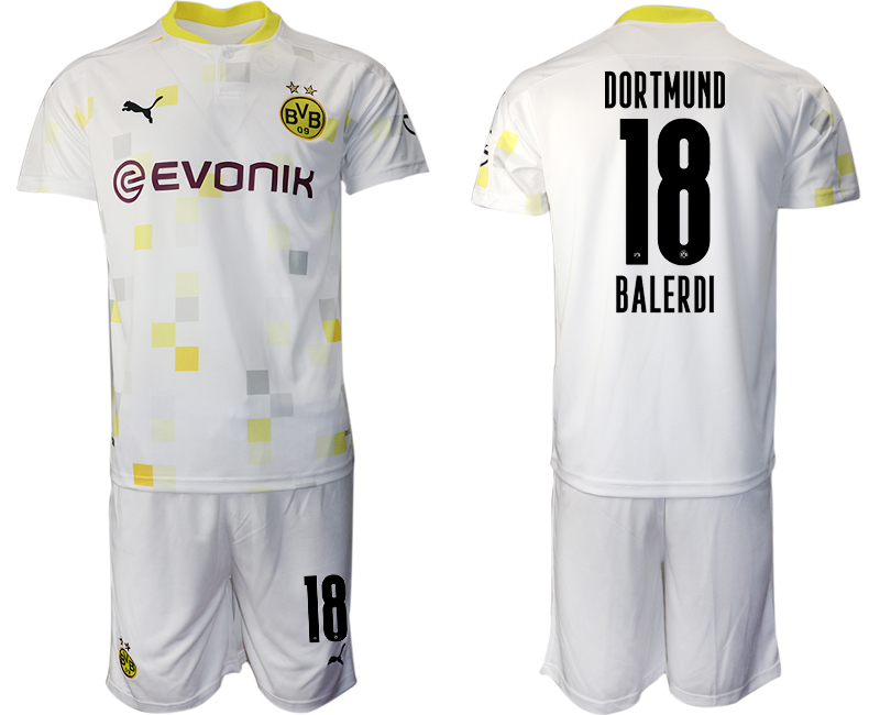2020-21 Dortmund 18 BALERDI Third Away Soccer Jersey