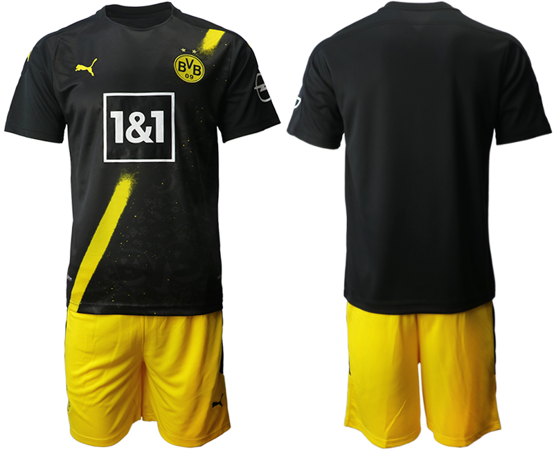 2020-21 Dortmund Away Soccer Jersey