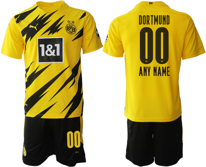 2020-21 Dortmund Customized Home Soccer Jersey