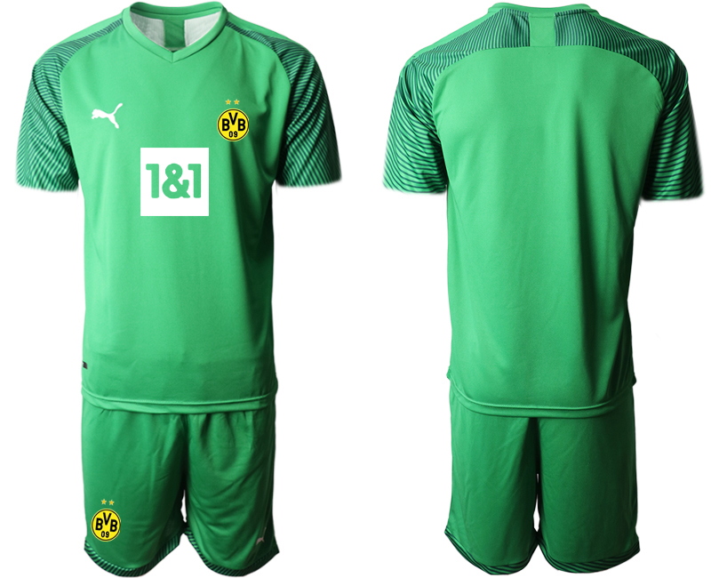 2020-21 Dortmund Green Goalkeeper Soccer Jersey