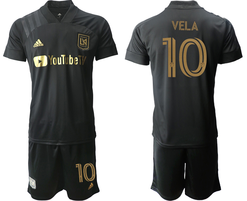 2020-21 Los Angeles FC 10 VELA Home Soccer Jersey
