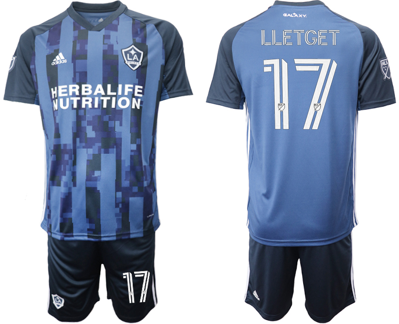 2020-21 Los Angeles Galaxy 17 LLETGET Away Soccer Jersey - Click Image to Close