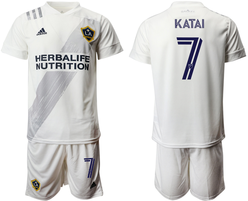 2020-21 Los Angeles Galaxy 7 KATAI Home Soccer Jersey - Click Image to Close