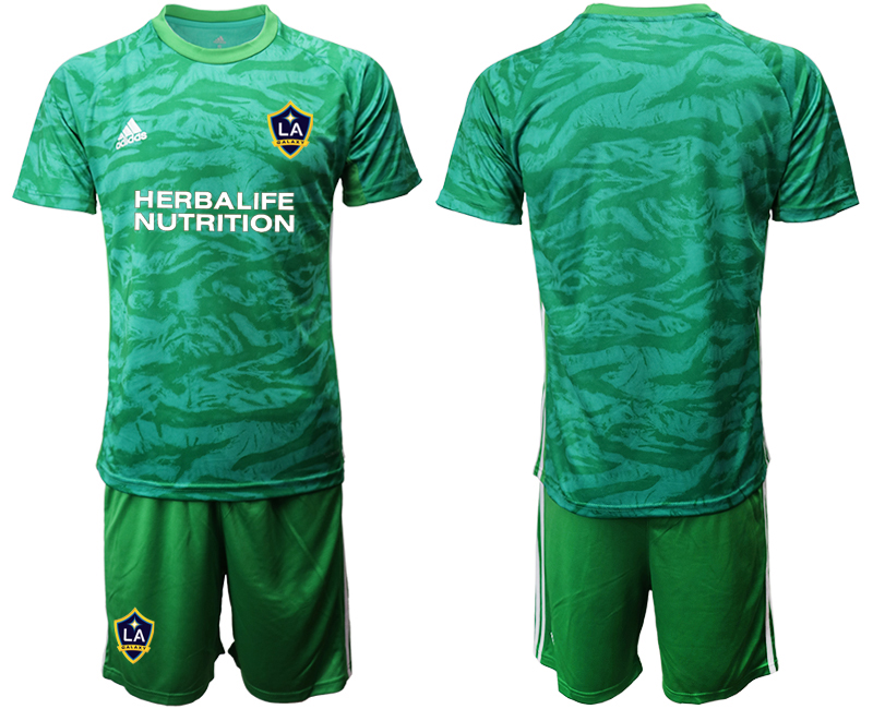 2020-21 Los Angeles Galaxy Green Goalkeeper Soccer Jersey - Click Image to Close