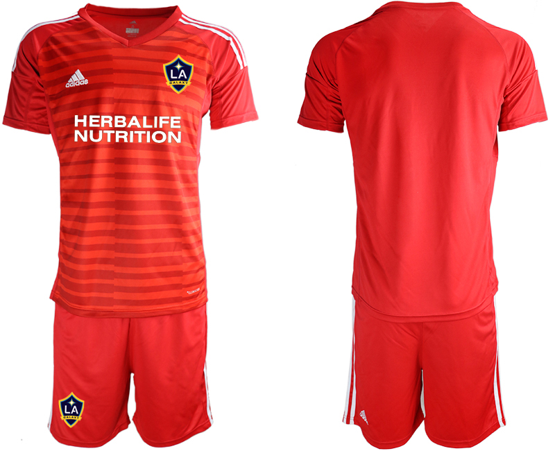 2020-21 Los Angeles Galaxy Red Goalkeeper Soccer Jersey - Click Image to Close