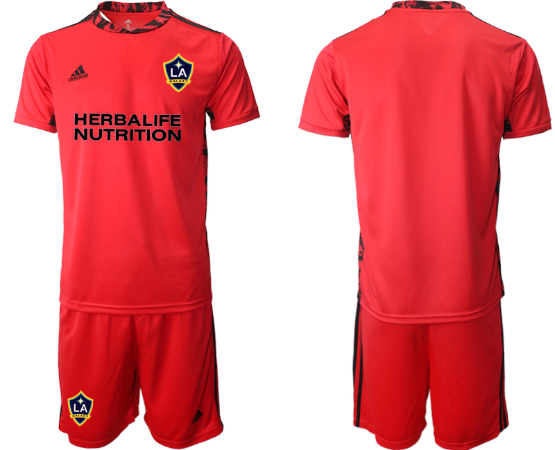 2020-21 Los Angeles Galaxy Red Goalkeeper Soccer Jerseys - Click Image to Close