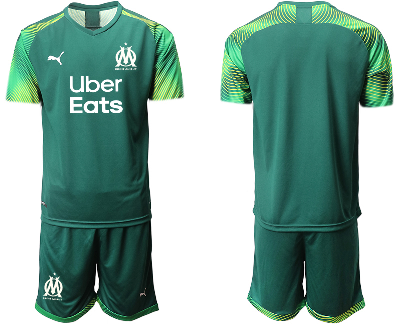 2020-21 Marseilles Dark Green Goalkeeper Soccer Jersey