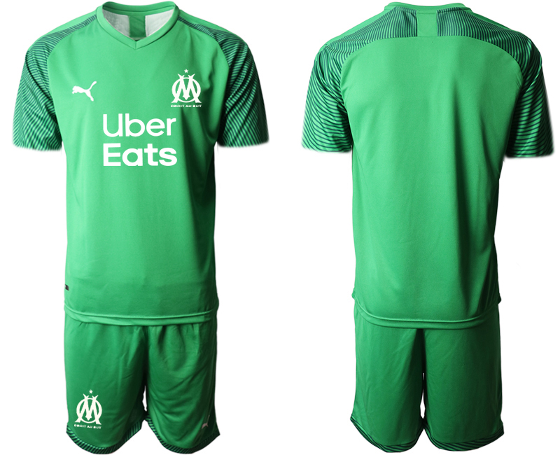 2020-21 Marseilles Green Goalkeeper Soccer Jersey