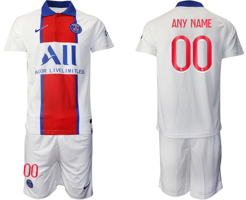 2020-21 Paris Saint-Germain Customized Away Soccer Jersey