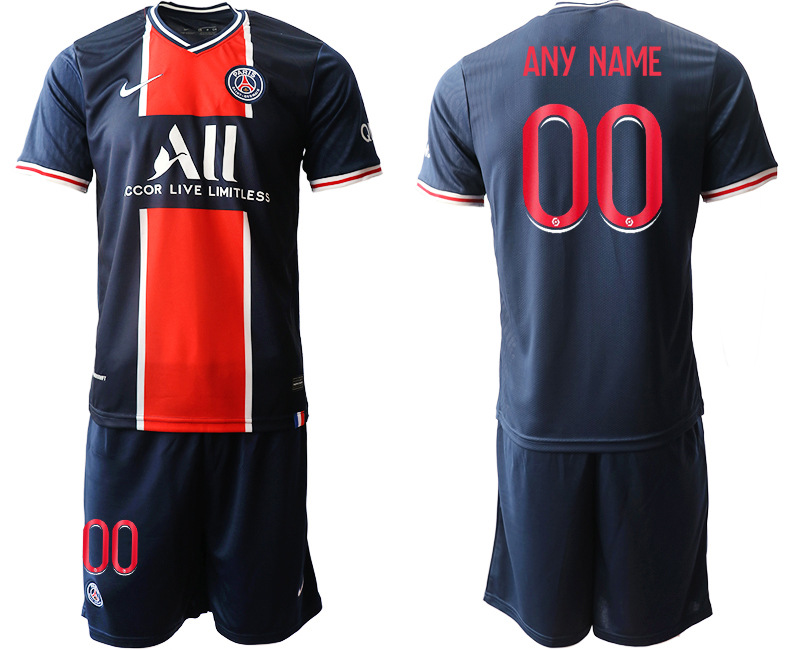 2020-21 Paris Saint-Germain Customized Home Soccer Jerseys
