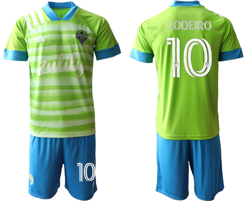 2020-21 Seattle Sounders 10 LODEIRO Home Soccer Jersey
