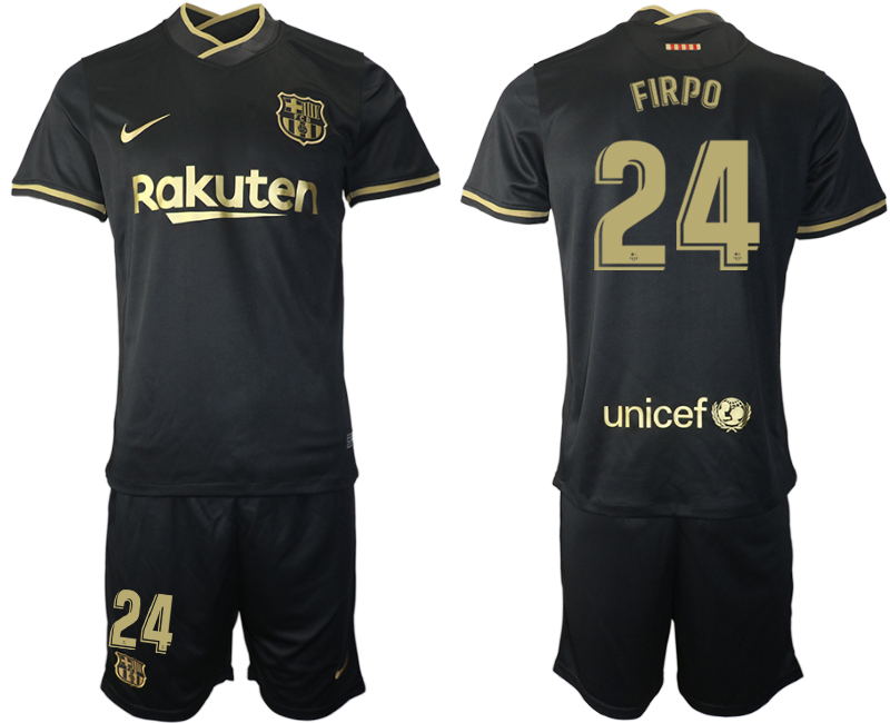 2020-21 Barcelona 24 FIRPO Away Soccer Jersey - Click Image to Close