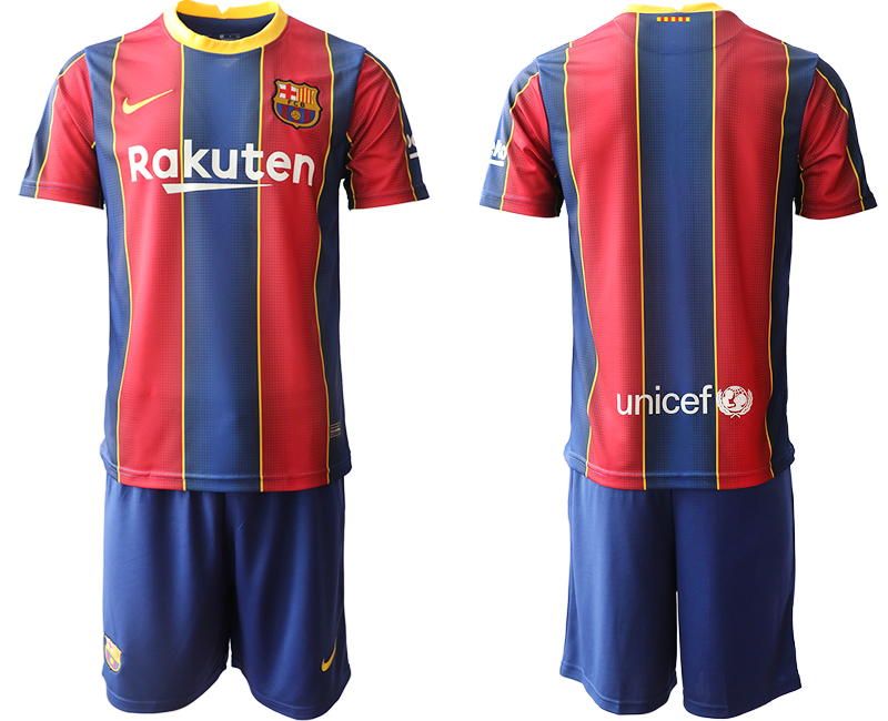 2020-21 Barcelona Home Soccer Jersey - Click Image to Close