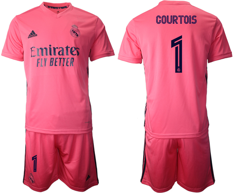 2020-21 Real Madrid 1 COURTOIS Away Soccer Jersey