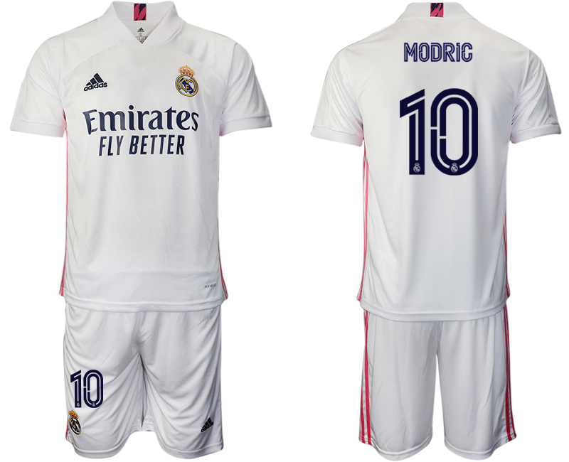 2020-21 Real Madrid 10 MODRIC Home Soccer Jersey
