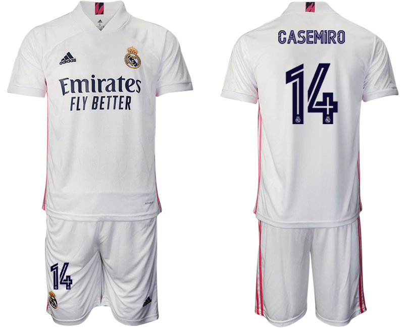 2020-21 Real Madrid 14 CASEMITRO Home Soccer Jersey