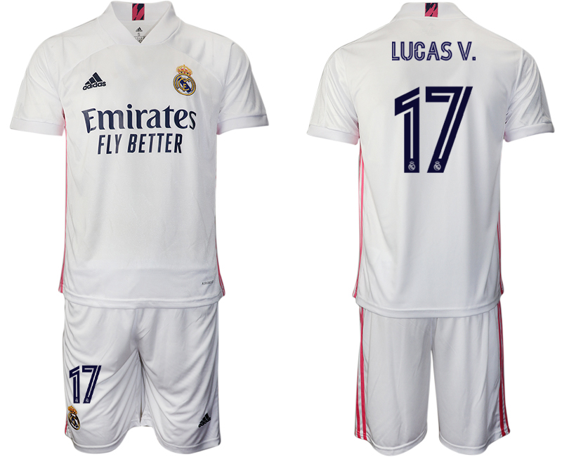 2020-21 Real Madrid 17 LUCAS V. Home Soccer Jersey