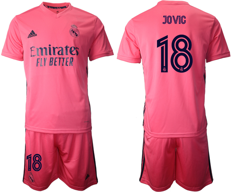 2020-21 Real Madrid 18 JOVIC Away Soccer Jersey