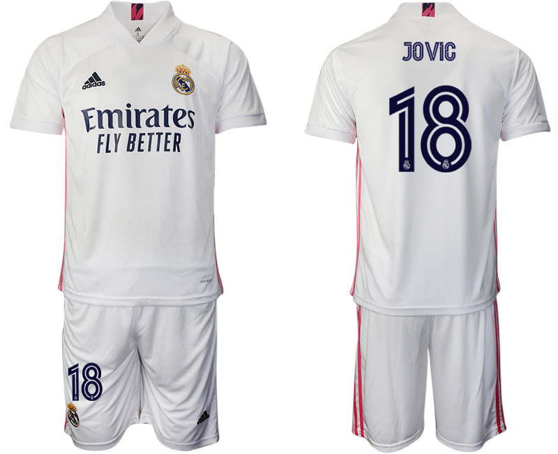 2020-21 Real Madrid 18 JOVIC Home Soccer Jersey