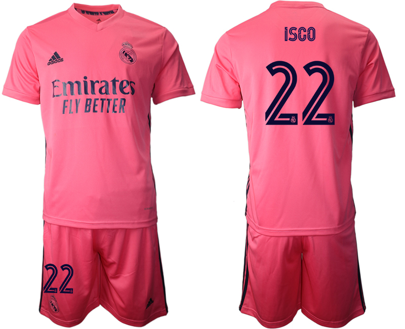 2020-21 Real Madrid 22 ISCO Away Soccer Jersey