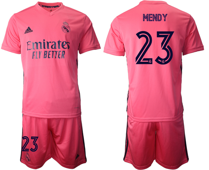 2020-21 Real Madrid 23 MENDY Away Soccer Jersey