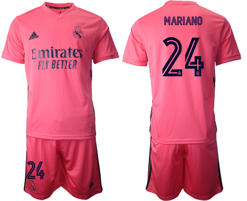 2020-21 Real Madrid 24 MARIANO Away Soccer Jersey