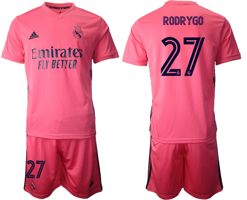 2020-21 Real Madrid 27 RODRYGO Away Soccer Jersey