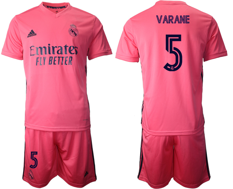 2020-21 Real Madrid 5 VARANE Away Soccer Jersey