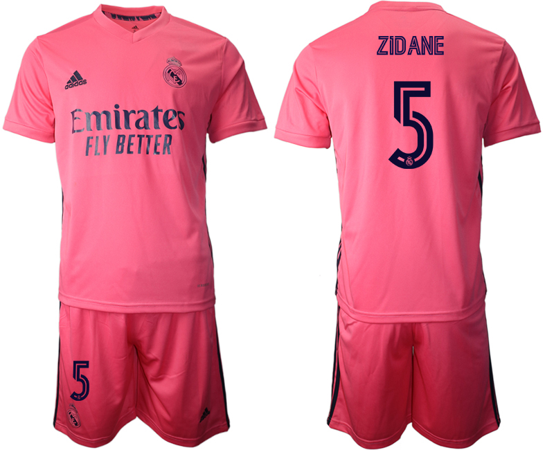 2020-21 Real Madrid 5 ZIDANE Away Soccer Jersey