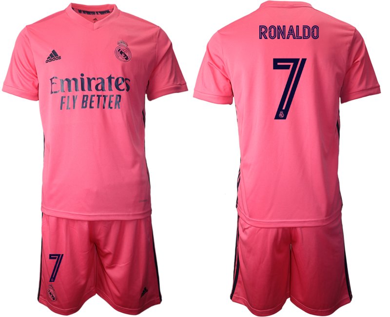 2020-21 Real Madrid 7 RONALDO Away Soccer Jersey