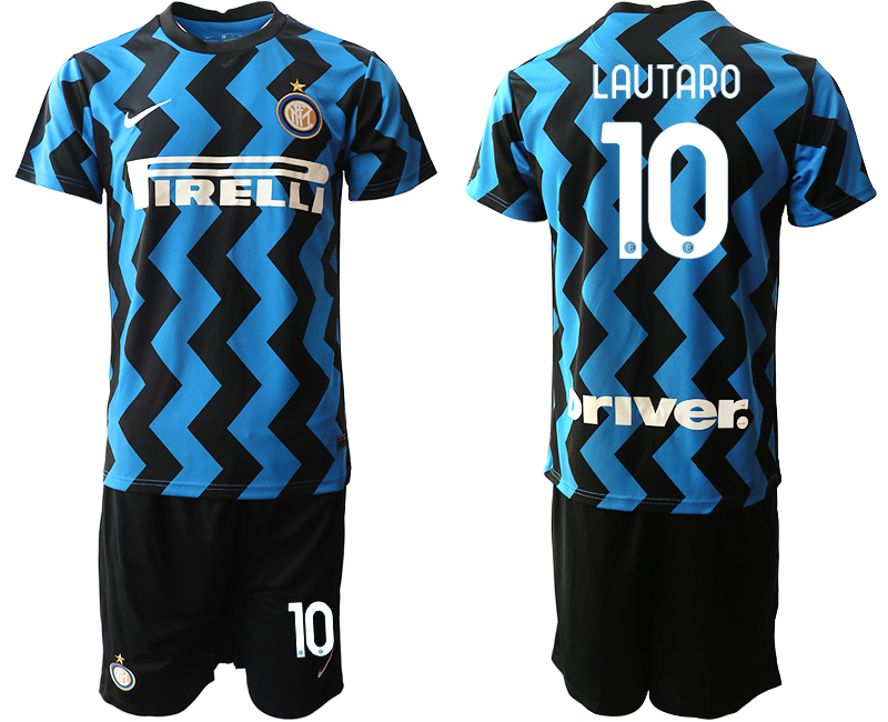 2020-21 Inter Milan 10 LAUTARO Home Soccer Jersey