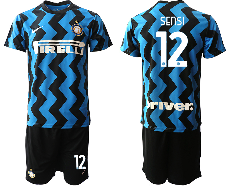 2020-21 Inter Milan 12 SENSI Home Soccer Jersey