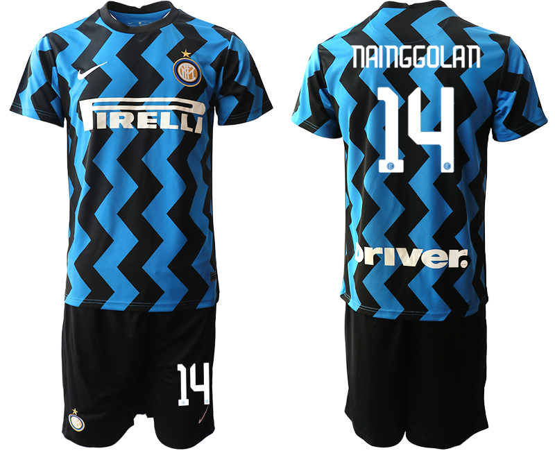 2020-21 Inter Milan 14 NAINGGOLAN Home Soccer Jersey