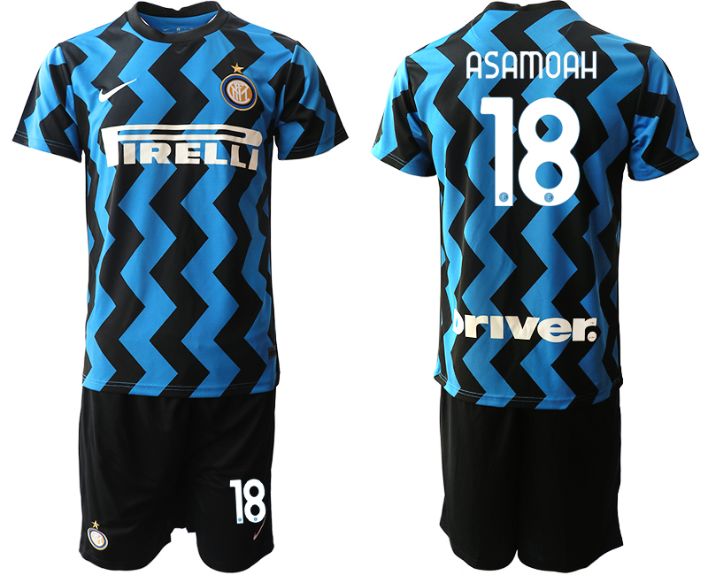 2020-21 Inter Milan 18 ASAMOAH Home Soccer Jersey