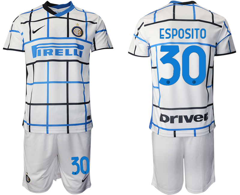 2020-21 Inter Milan 30 ESPOSITO Away Soccer Jersey