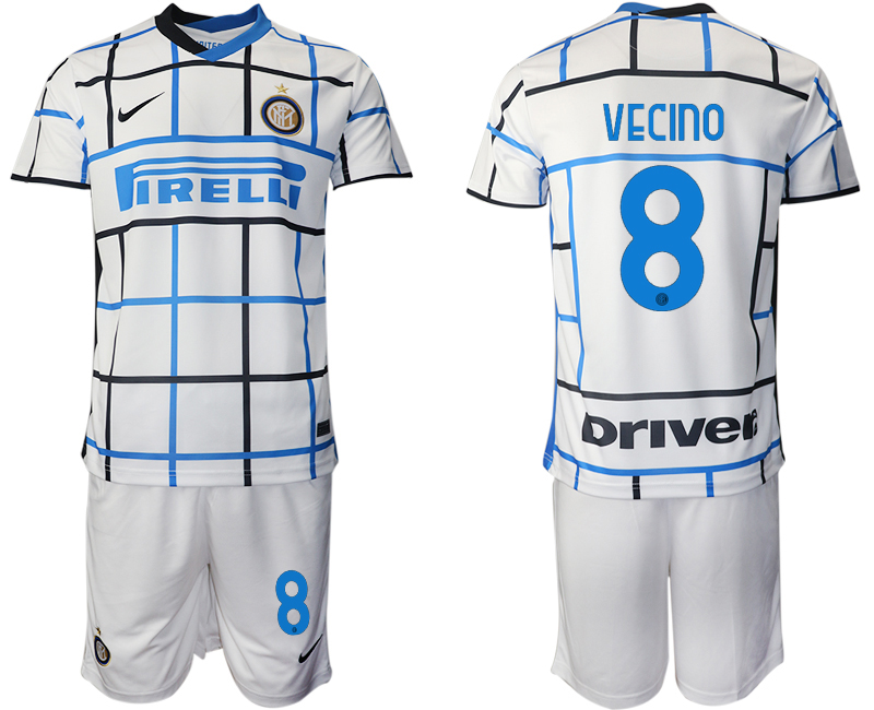 2020-21 Inter Milan 8 VECINO Away Soccer Jersey
