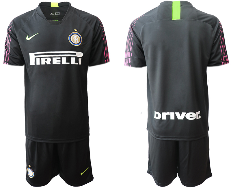 2020-21 Inter Milan Black Goalkeeper Soccer Jerseys