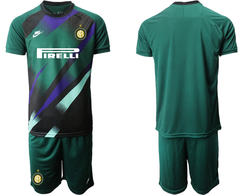 2020-21 Inter Milan Dark Green Goalkeeper Soccer Jersey