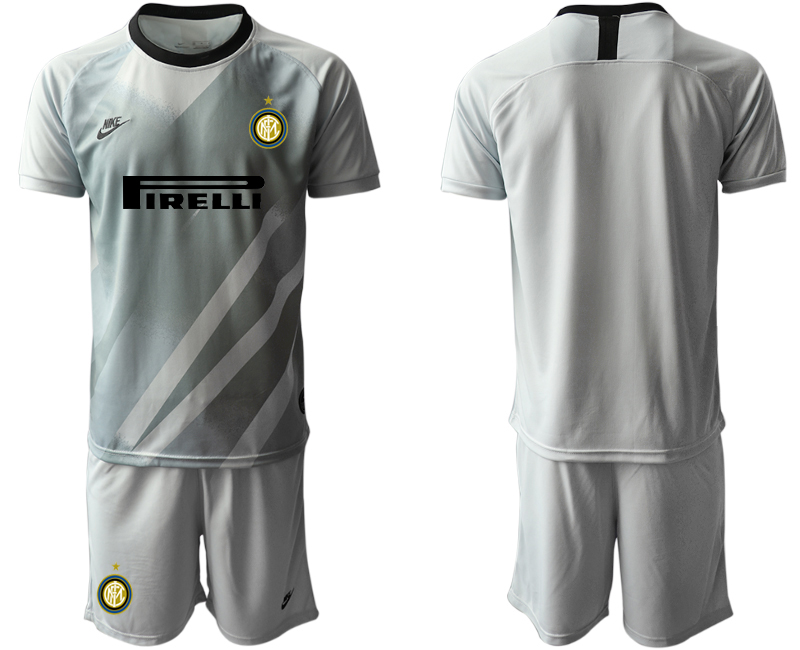 2020-21 Inter Milan Gray Goalkeeper Soccer Jersey