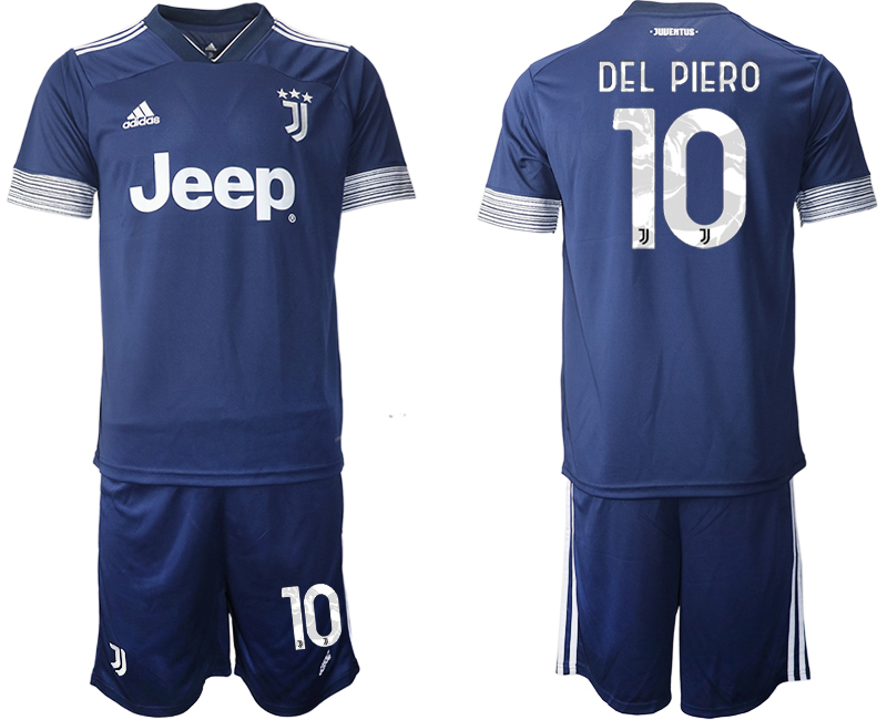 2020-21 Juventus 10 DEL PIERO Away Soccer Jersey