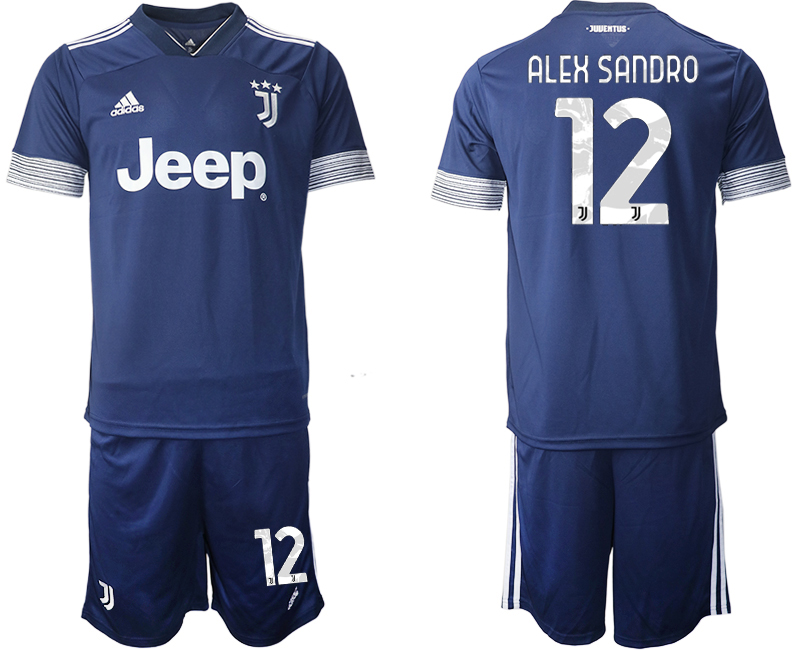 2020-21 Juventus 12 ALEX SANDRO Away Soccer Jersey