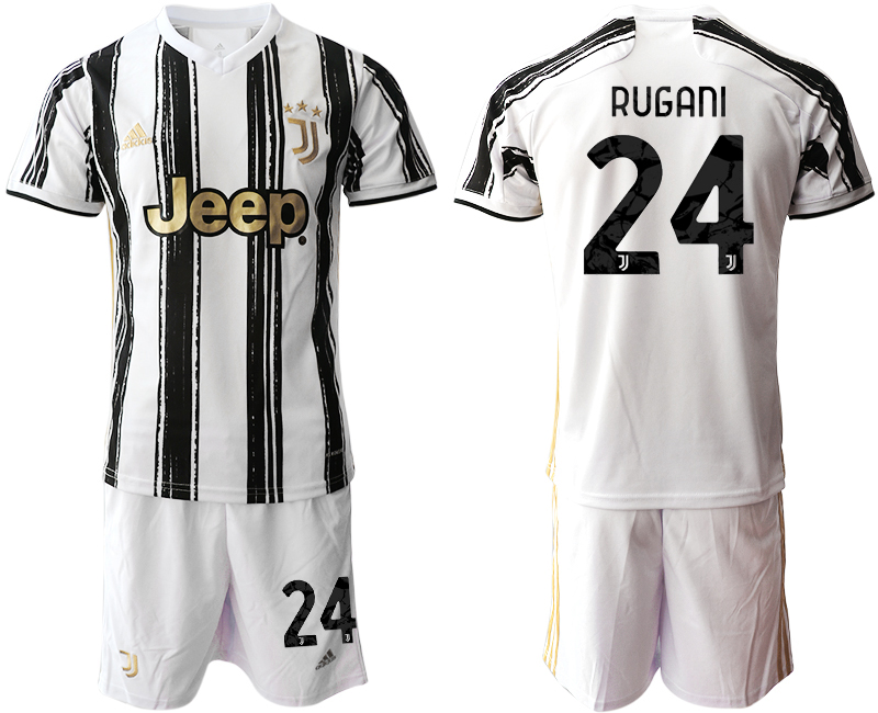 2020-21 Juventus 24 RUGANI Home Soccer Jersey